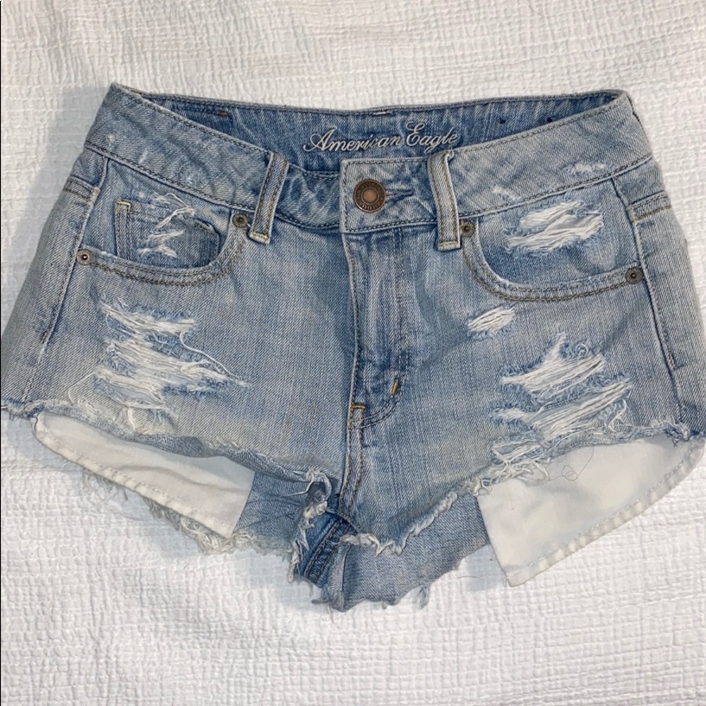 Denim shorts